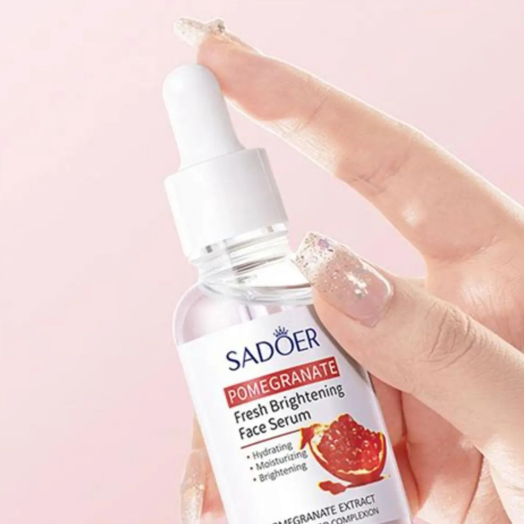 Serum Facial iluminadora refrescante de granada 30 ml. SADOER (OFERTA 2X1)