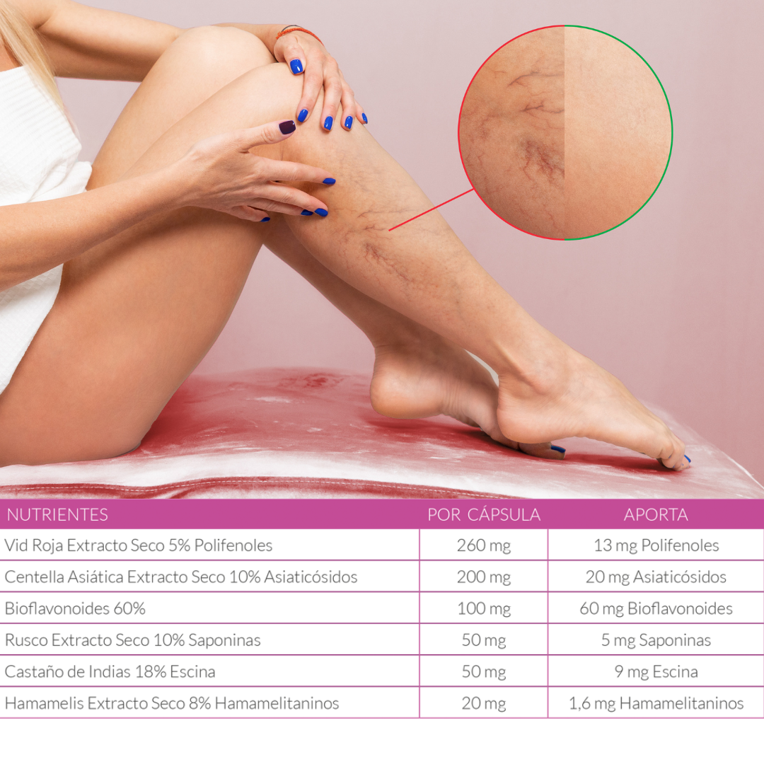 Variless 30 Cápsulas – Complemento alimenticio que ayuda a mejorar la circulación de las piernas