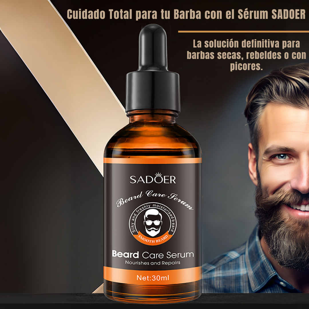 Sérum para Nutrir y Estimular el Crecimiento de la Barba 30ml - SADOER (OFERTA 2x1)
