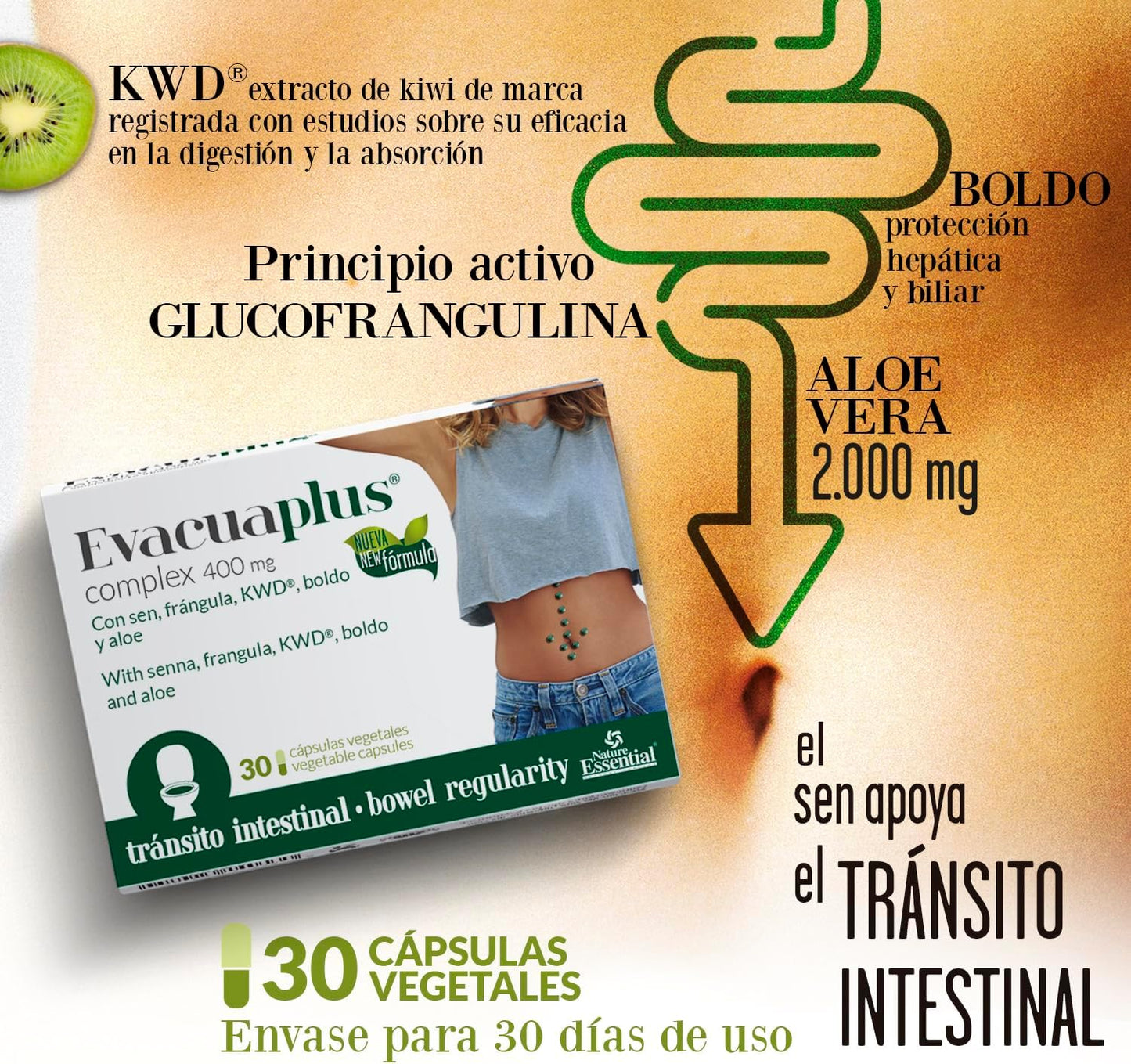 Evacuaplus Complex 30 Cápsulas – Alivio Natural para tu Bienestar Digestivo