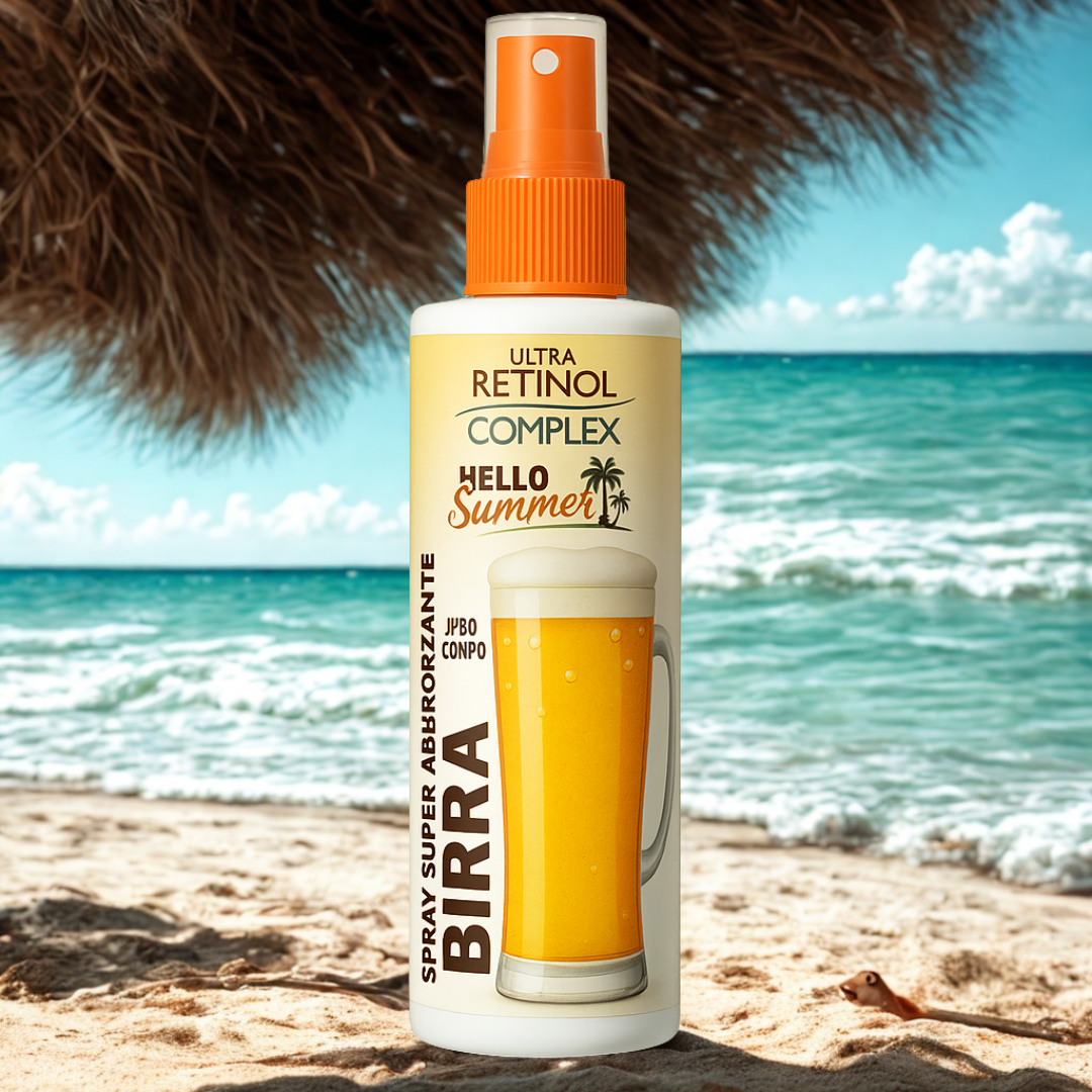 Spray Bronceador con Cerveza - 200ml