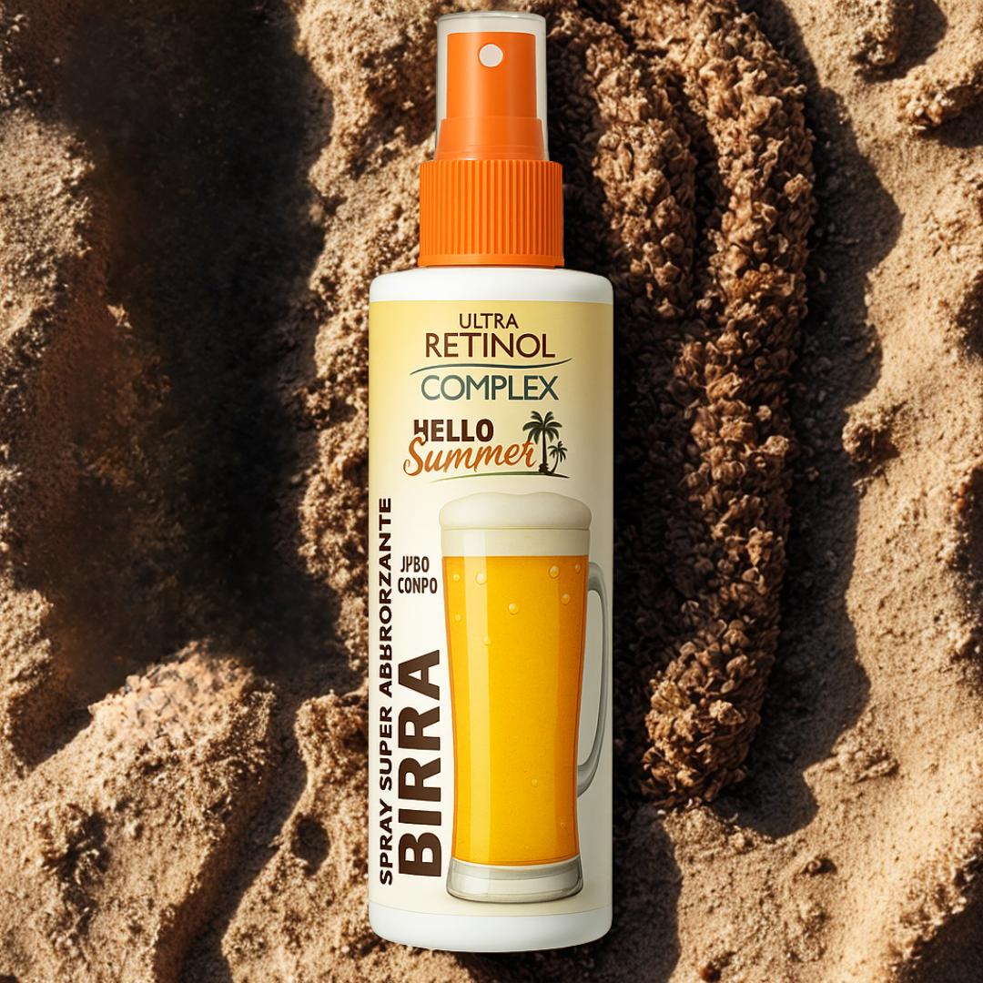 Spray Bronceador con Cerveza - 200ml