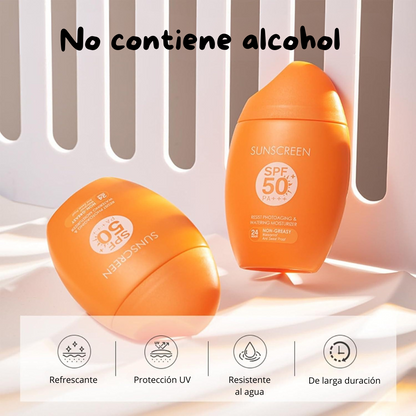 Crema hidratante facial con protección solar FPS 50 de 50gr (OFERTA 2X1)