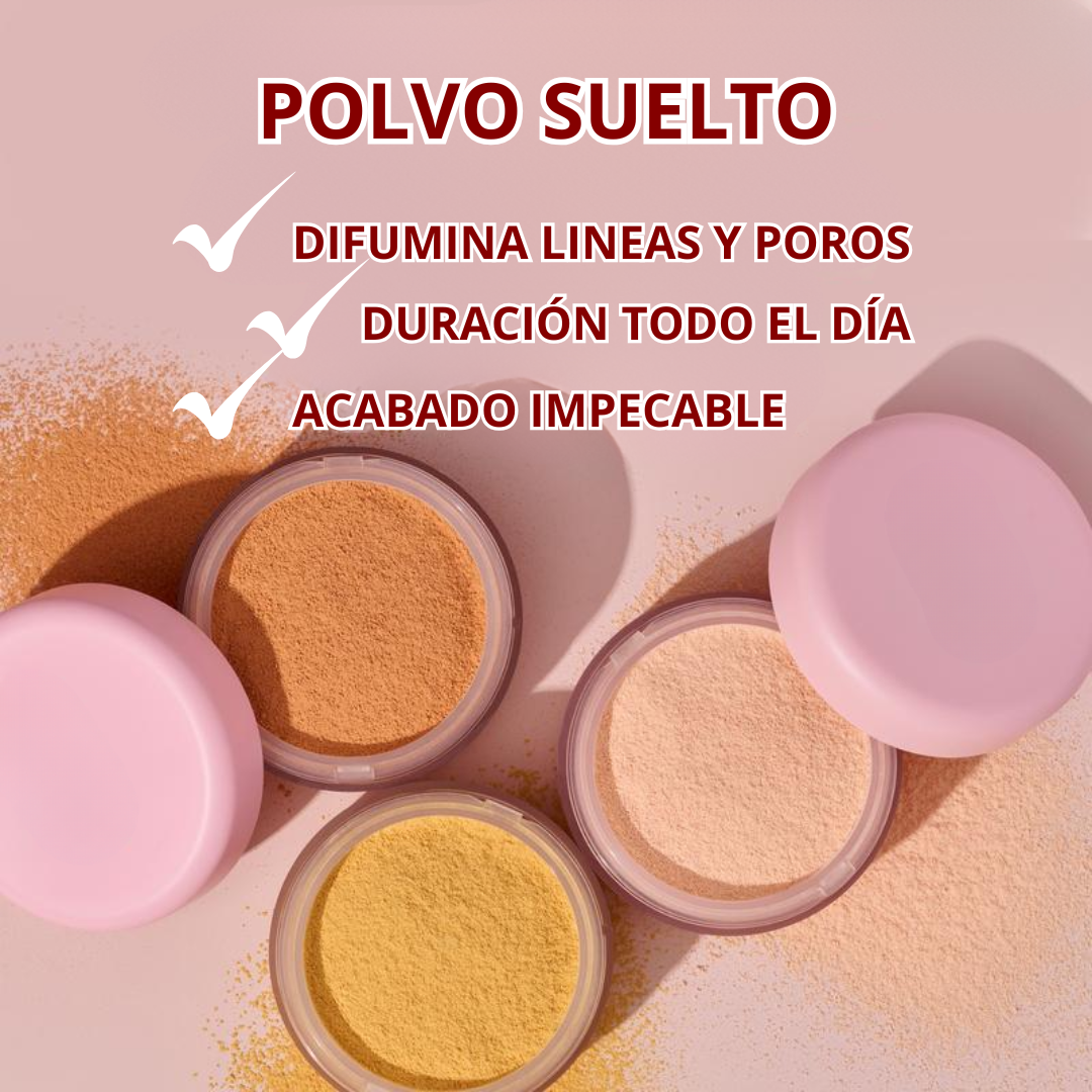 Polvo fijador con acabado mate (OFERTA 2X1)