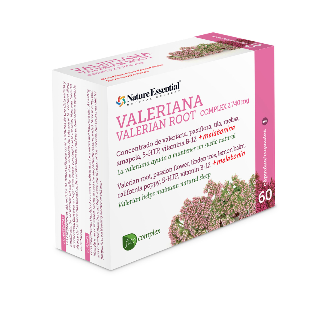 Suplemento de Valeriana, para promover un descanso natural (complex) 2740 mg – 60 cápsulas