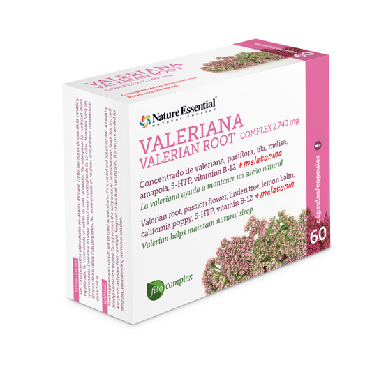 Suplemento de Valeriana, para promover un descanso natural (complex) 2740 mg – 60 cápsulas