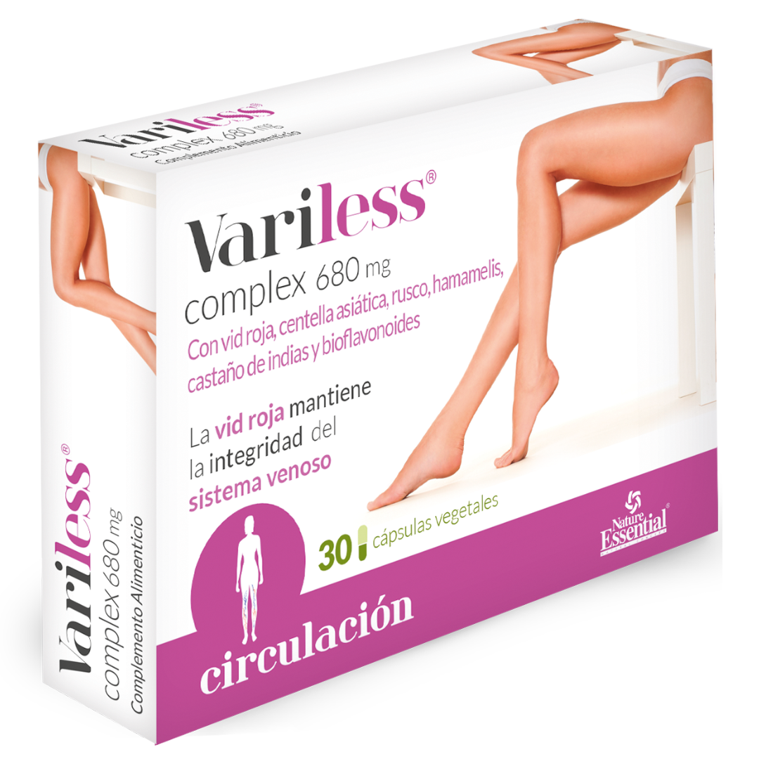 Variless 30 Cápsulas – Complemento alimenticio que ayuda a mejorar la circulación de las piernas