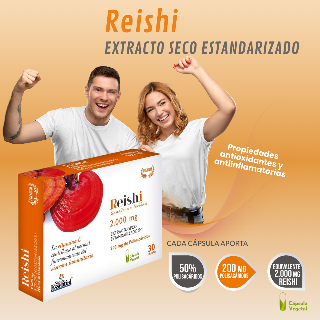Reishi Sumplemento para la Vitalidad y el Bienestar - 30 Cápsulas