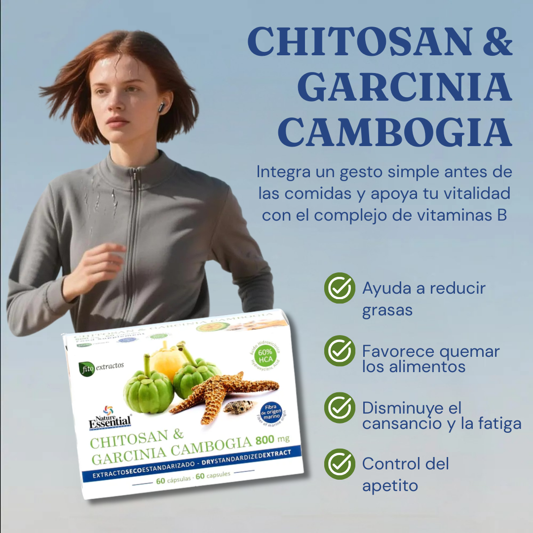 Suplemento Chitosán + Garcinia Un Aliado para el Control de Peso - 60 cápsulas