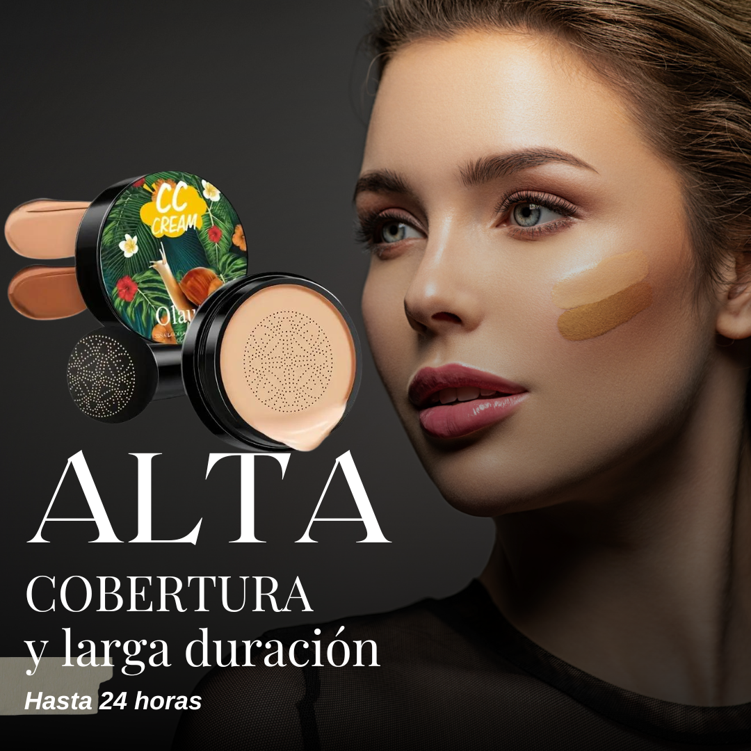 MOISTURE CUSHION™ Base de Maquillaje CC Colágeno de Caracol(OFERTA 2X1)