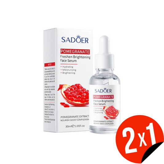 Serum Facial iluminadora refrescante de granada 30 ml. SADOER (OFERTA 2X1)