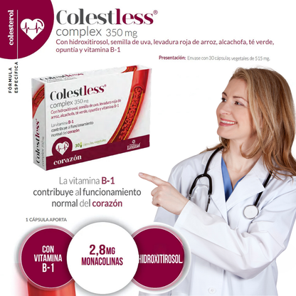 Colestless Complex un Apoyo Natural para el Bienestar Cardiovascular - 30 Cápsulas