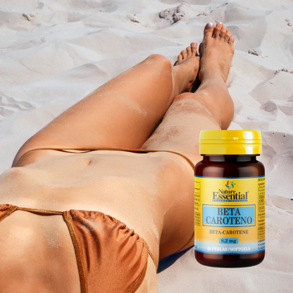 Capsulas bronceadoras Beta Caroteno Nature Essential - 50 Cápsulas