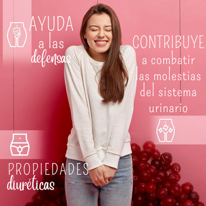 Arándano Rojo Suplemento para el Cuidado del Sistema Urinario e Inmune - 30 Cápsulas