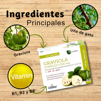 Suplemento de Graviola un Refuerzo Natural para el Sistema Inmune - 60 Cápsulas