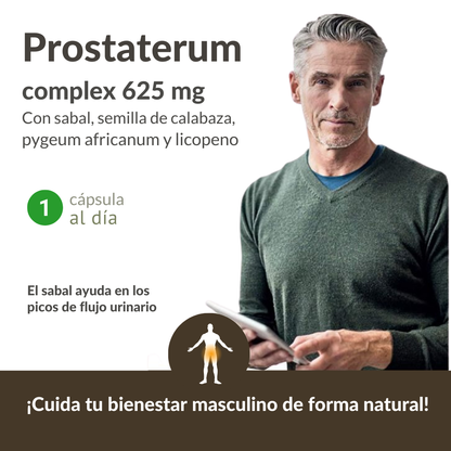 Prostaterum Complex Suplemento para el Bienestar Urinario y la Salud de la Próstata - 30 Cápsulas