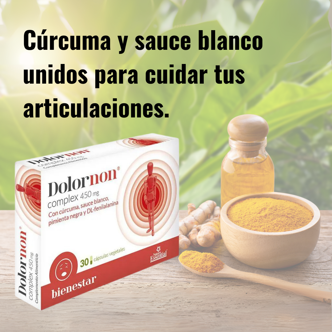 Dolornon Suplemento con Curcuminoides para el Alivio del Malestar Articular - 30 Cápsulas