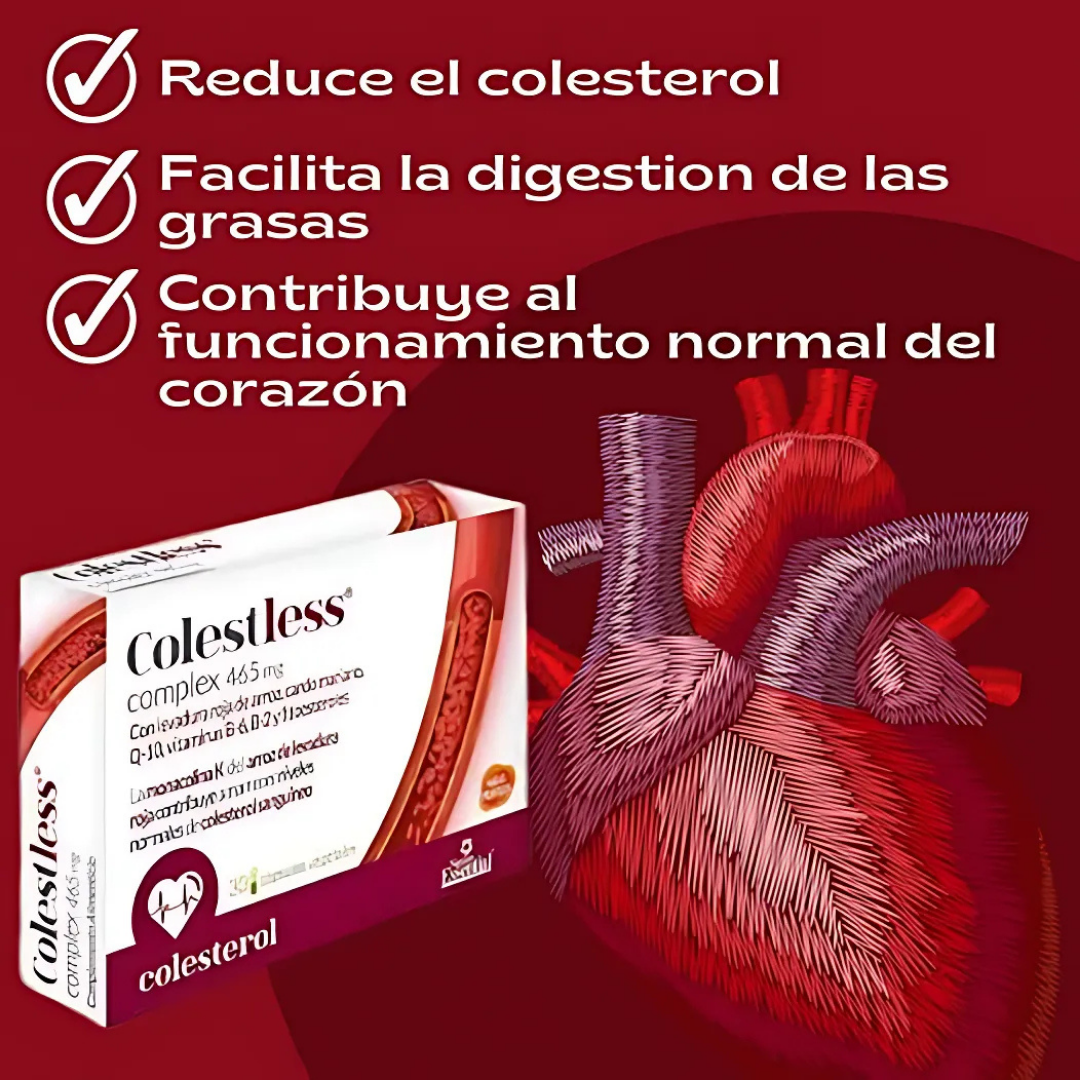 Colestless Complex un Apoyo Natural para el Bienestar Cardiovascular - 30 Cápsulas