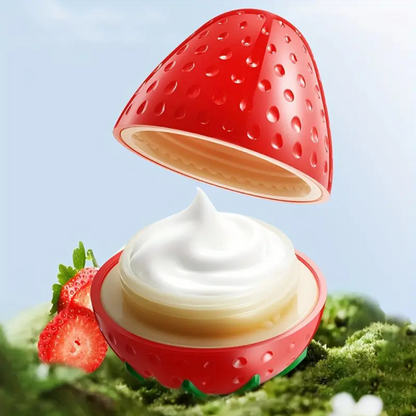 Crema de manos de fresa con vitamina E y niacinamida de 35gr. Sadoer.