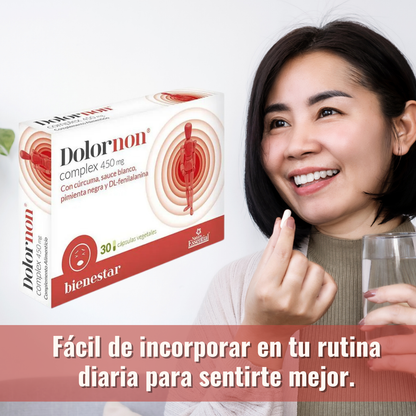 Dolornon Suplemento con Curcuminoides para el Alivio del Malestar Articular - 30 Cápsulas