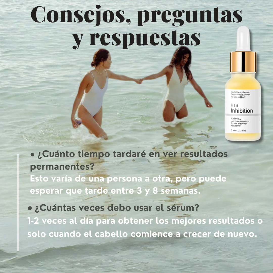 Serum para la Depilación Corporal Definitiva sin Irritación
