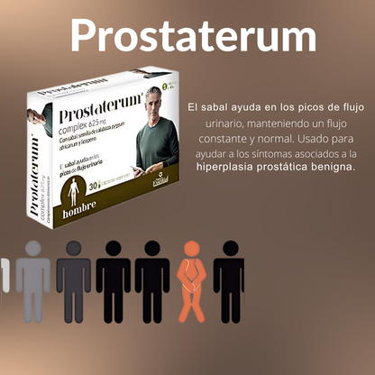 Prostaterum Complex Suplemento para el Bienestar Urinario y la Salud de la Próstata - 30 Cápsulas