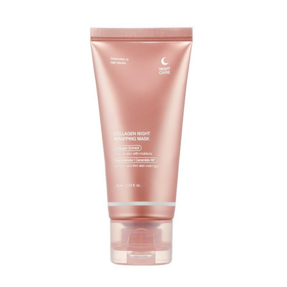 Mascarilla Facial con Envoltura de Colágeno por la Noche