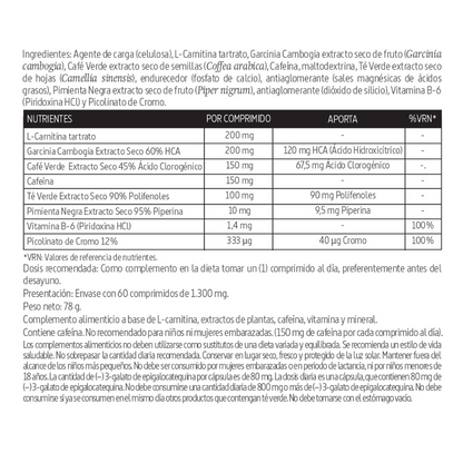 AdelgaPower Complex - Complemento para adelgazar con efecto quemagrasa 60 Cápsulas