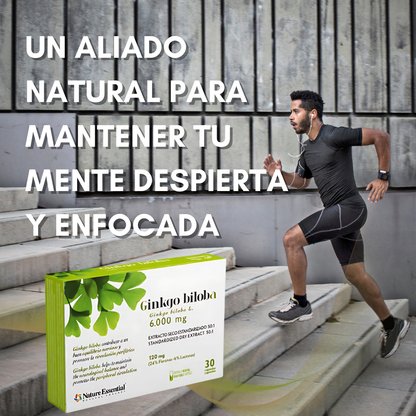 Ginkgo Biloba Suplemento para la Circulación y el Equilibrio Nervioso - 30 Cápsulas