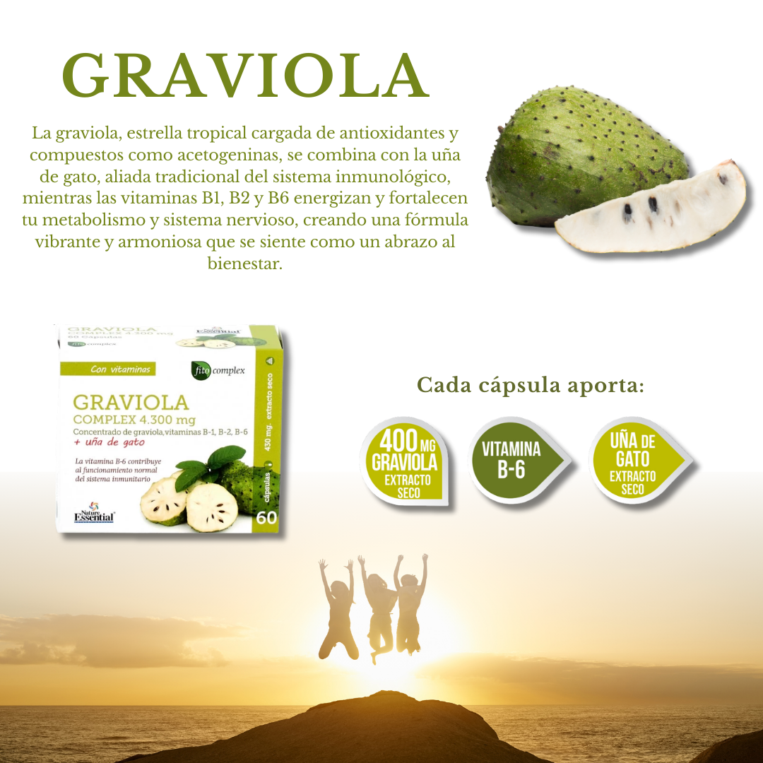 Suplemento de Graviola un Refuerzo Natural para el Sistema Inmune - 60 Cápsulas