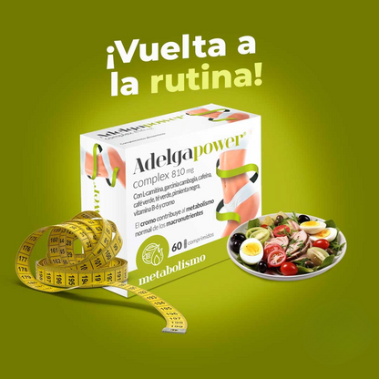 AdelgaPower Complex - Complemento para adelgazar con efecto quemagrasa 60 Cápsulas