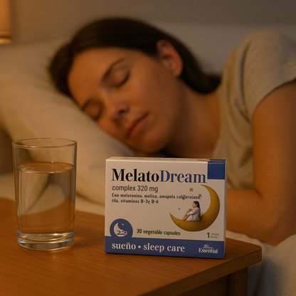 Melatodream 30 Cápsulas – Tu Aliado Natural para un Sueño Reparador