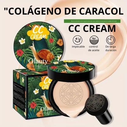 MOISTURE CUSHION™ Base de Maquillaje CC Colágeno de Caracol(OFERTA 2X1)
