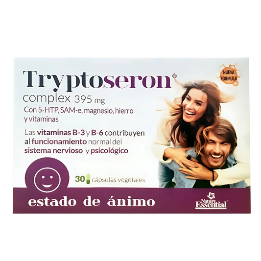 Tryptoseron Complex Activa tu serotonina y eleva tu estado de ánimo - 30 Cápsulas