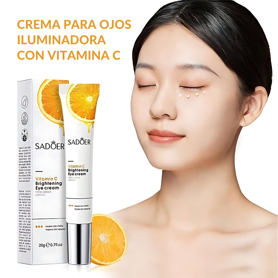 Contorno de Ojos Iluminador con Vitamina para Revitalizar y Aclarar tu Mirada (OFERTA 2X1)