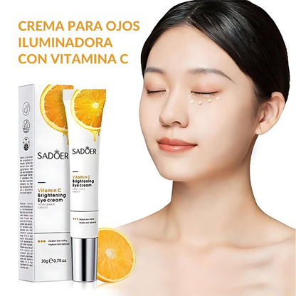 Contorno de Ojos Iluminador con Vitamina para Revitalizar y Aclarar tu Mirada (OFERTA 2X1)