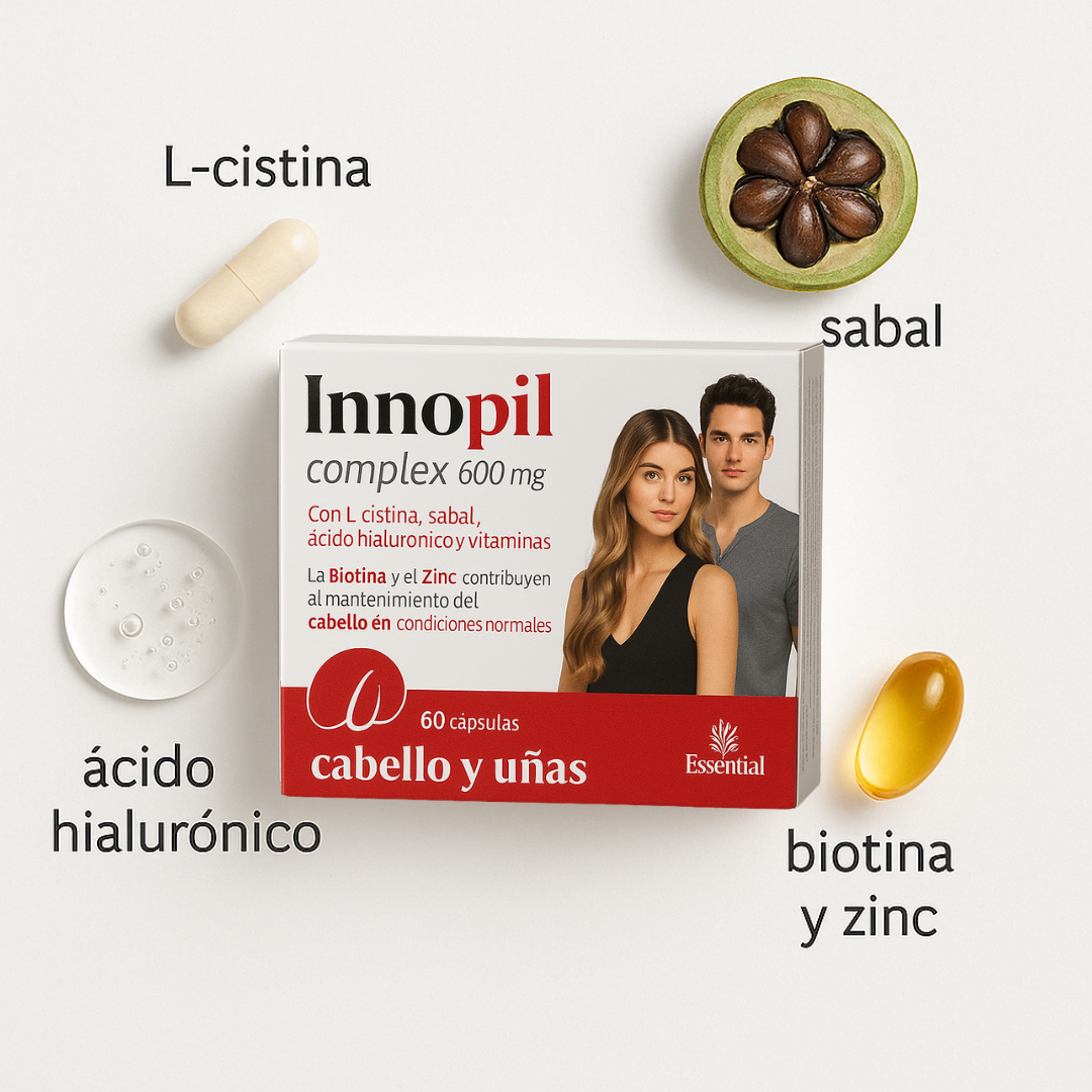 Innopil suplemento para el cuidado del cabello y las uñas - 60 Cápsulas