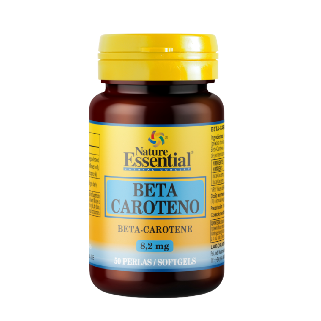 Capsulas bronceadoras Beta Caroteno Nature Essential - 50 Cápsulas