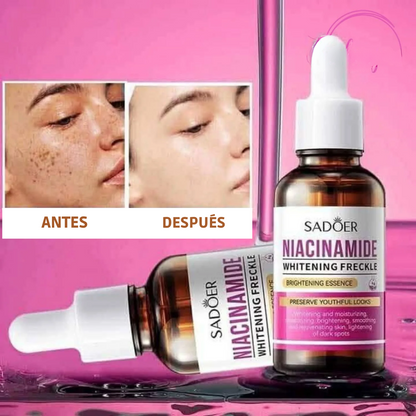 Serum Iluminador Blanqueador libre de parabenos e ideal para piel mixta a grasa de 30 ml – Sadoer (OFERTA 2x1)