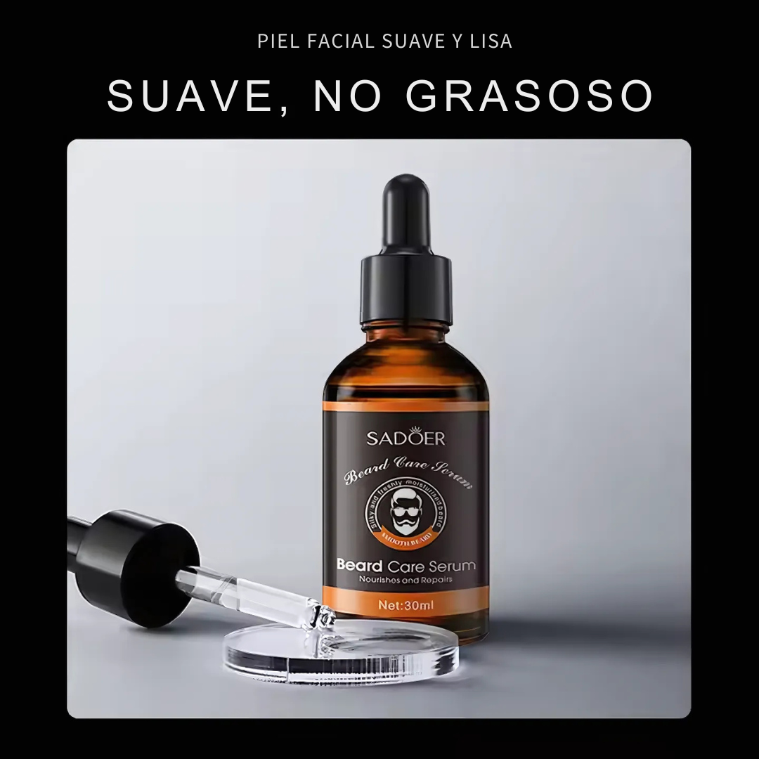 Sérum para Nutrir y Estimular el Crecimiento de la Barba 30ml  - SADOER (OFERTA 2x1)