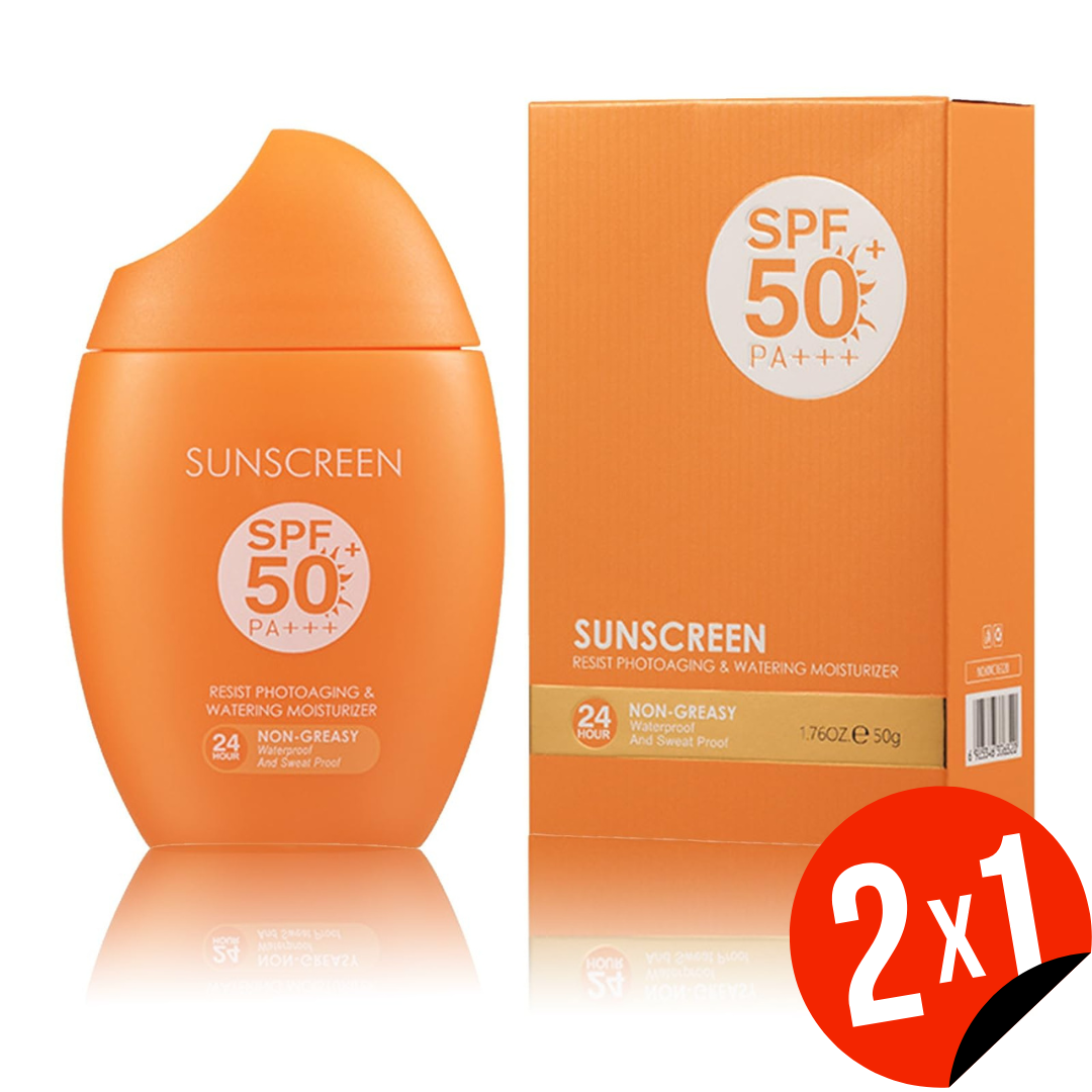 Crema hidratante facial con protección solar FPS 50 de 50gr (OFERTA 2X1)