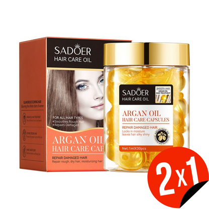 Aceite de Argan para Nutrir a Profundidad el Cabello 30ml - SADOER (OFERTA 2x1)